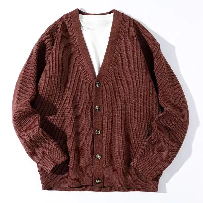 Sailwind Men's Long-Sleeve Cardigan Sweater Soft Cable Knit Sweater for Men