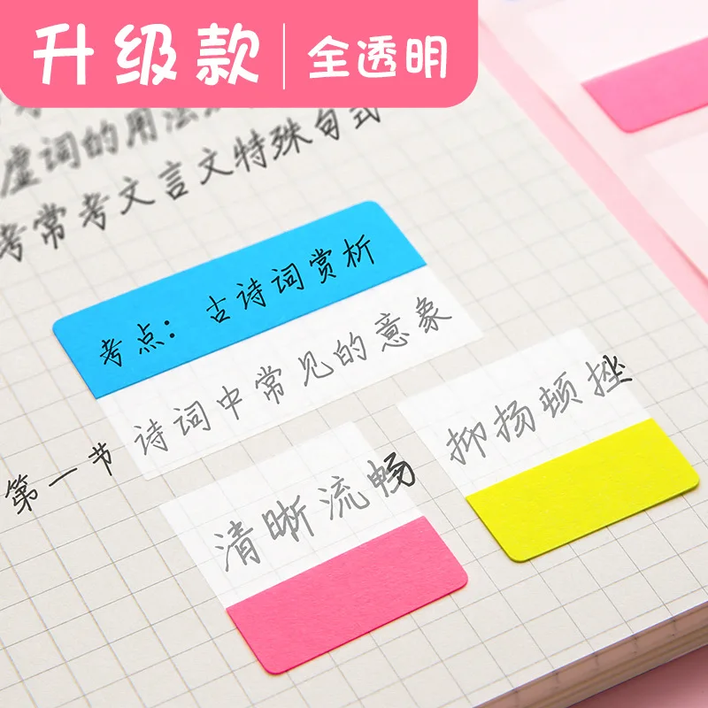 Fluorescence colour Self Adhesive Memo Pad Sticky Notes Bookmark Point It Marker Memo Sticker Paper Office School Supplies