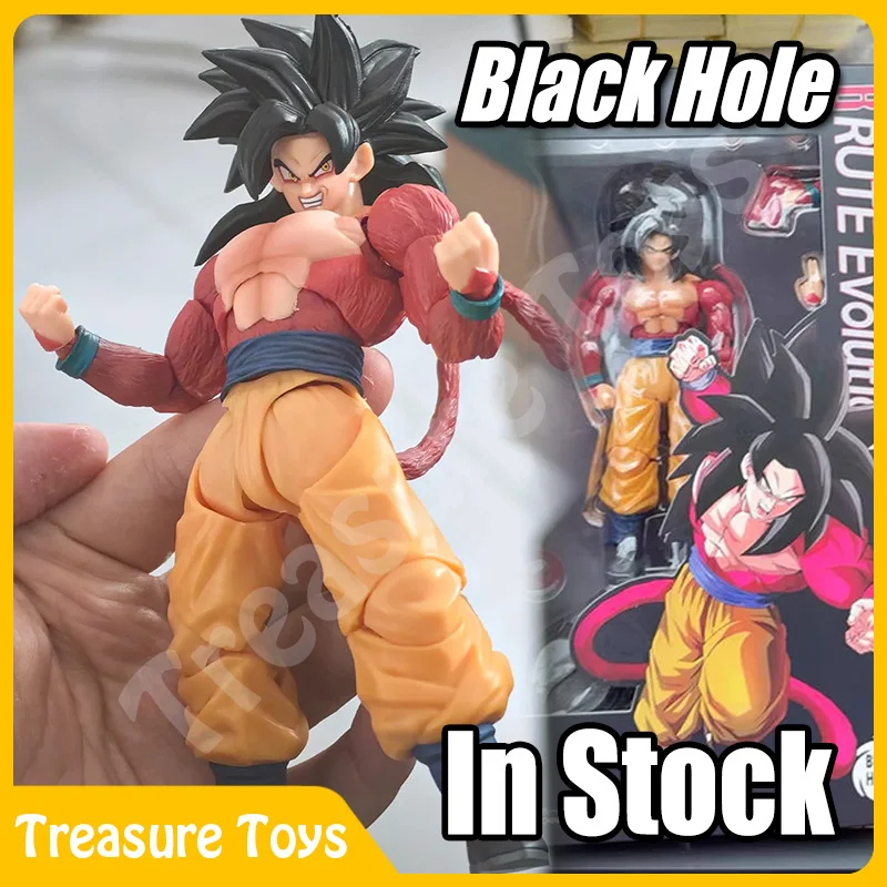 Jouets à trous noirs, figurine Son Goku Dragon Ball Z Super Saiyan Son Goku évolution brute, figurines d'action Anime, modèles de jouets cadeaux