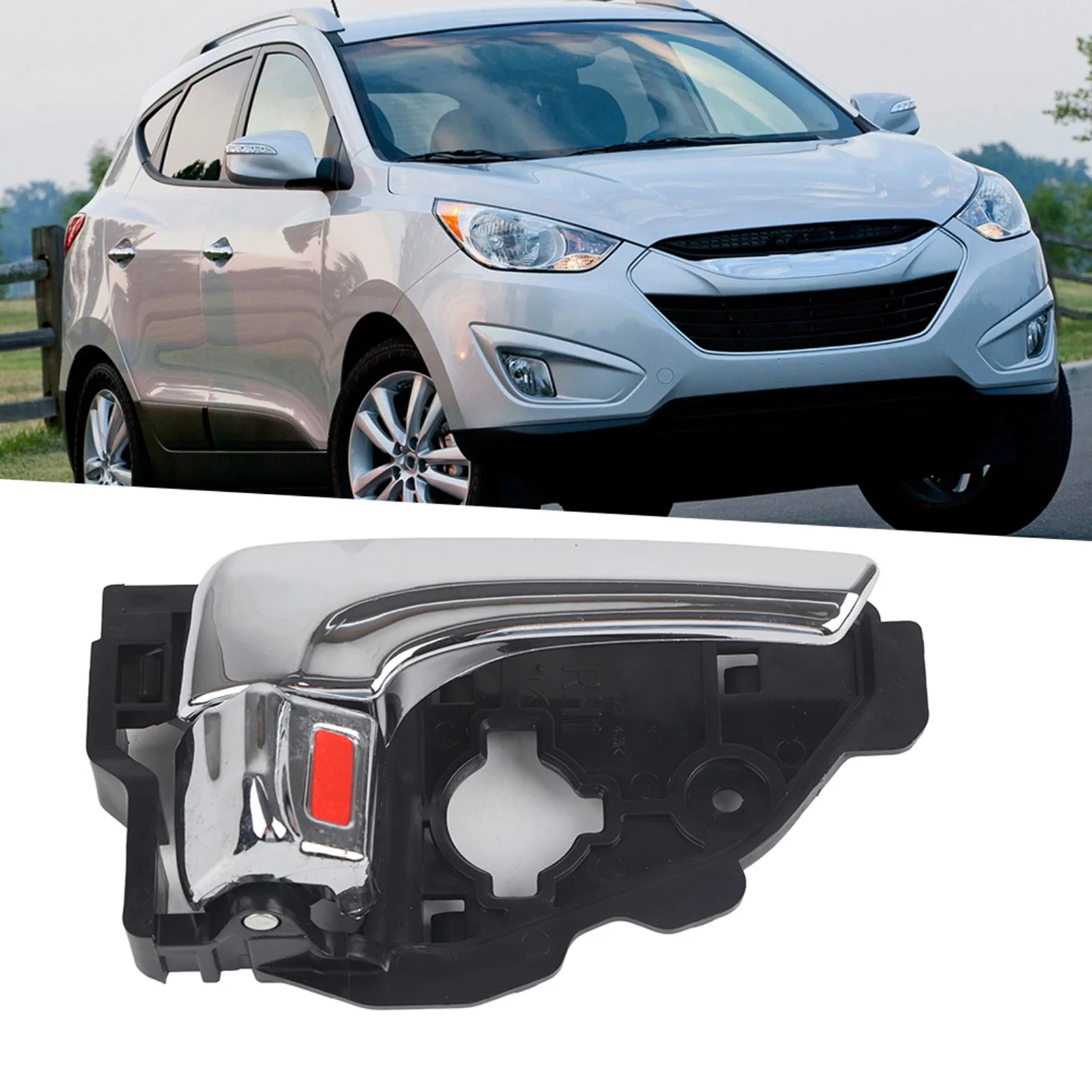 

Car Door Handles Door Handles Car Styling Right Bright Color Inside Interior Door Handles for Tucson ix35 10 -14