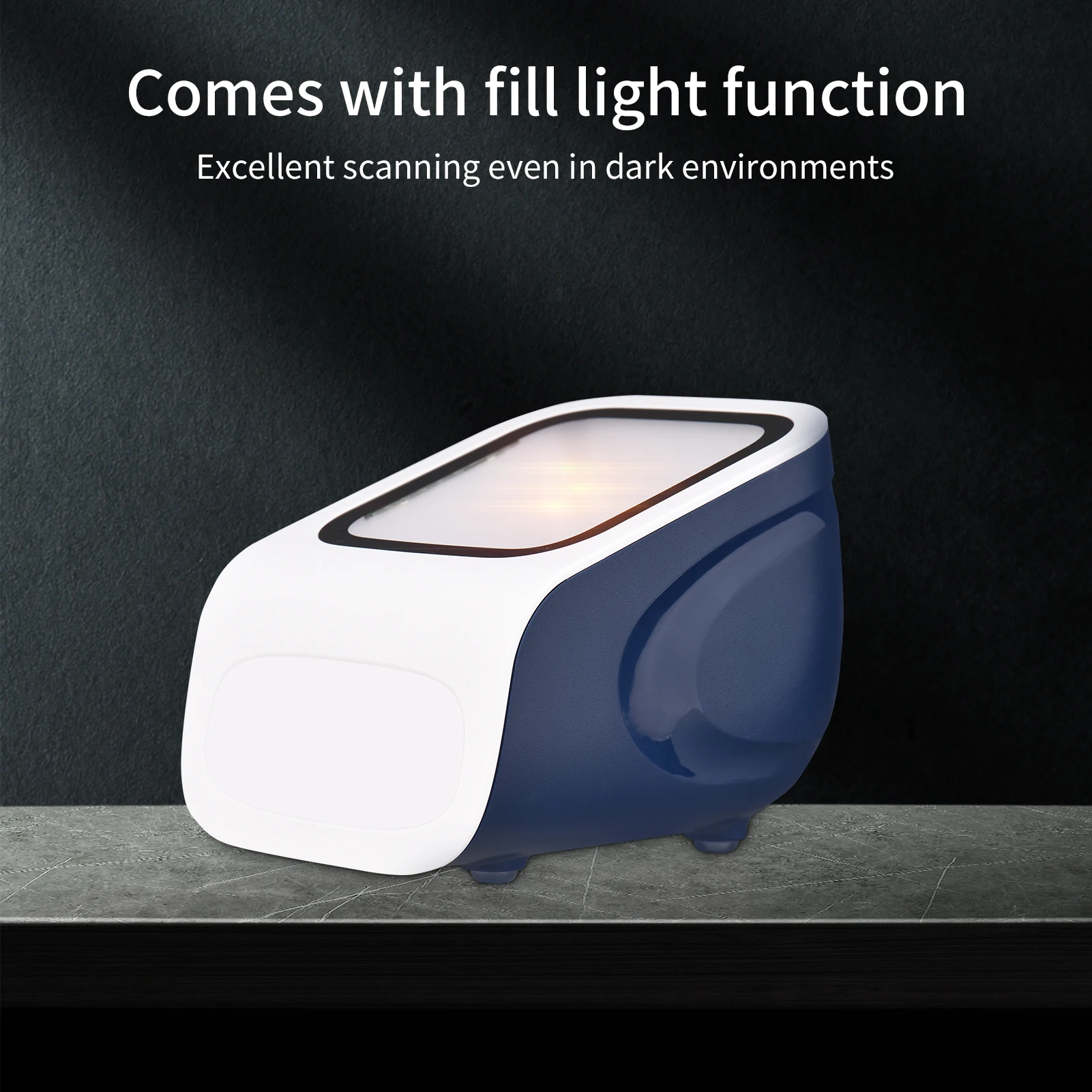 새로운 1D 2D QR 데스크탑 바코드 스캐너 플랫폼 핸즈프리 USB 유선 바코드 리더 스캐너 플러그앤플레이 윈도우 안드로이드 호환