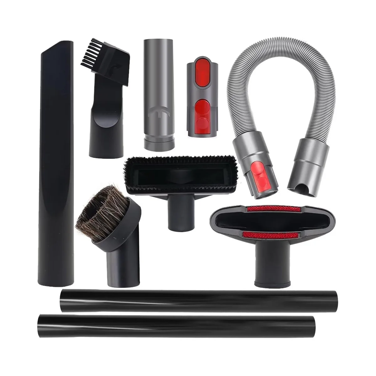 

A06P-Комплект вакуумных насадок для Dyson V15 V12 V11 V10 V7 V8, с гибким удлинительным шлангом и вакуумными насадками