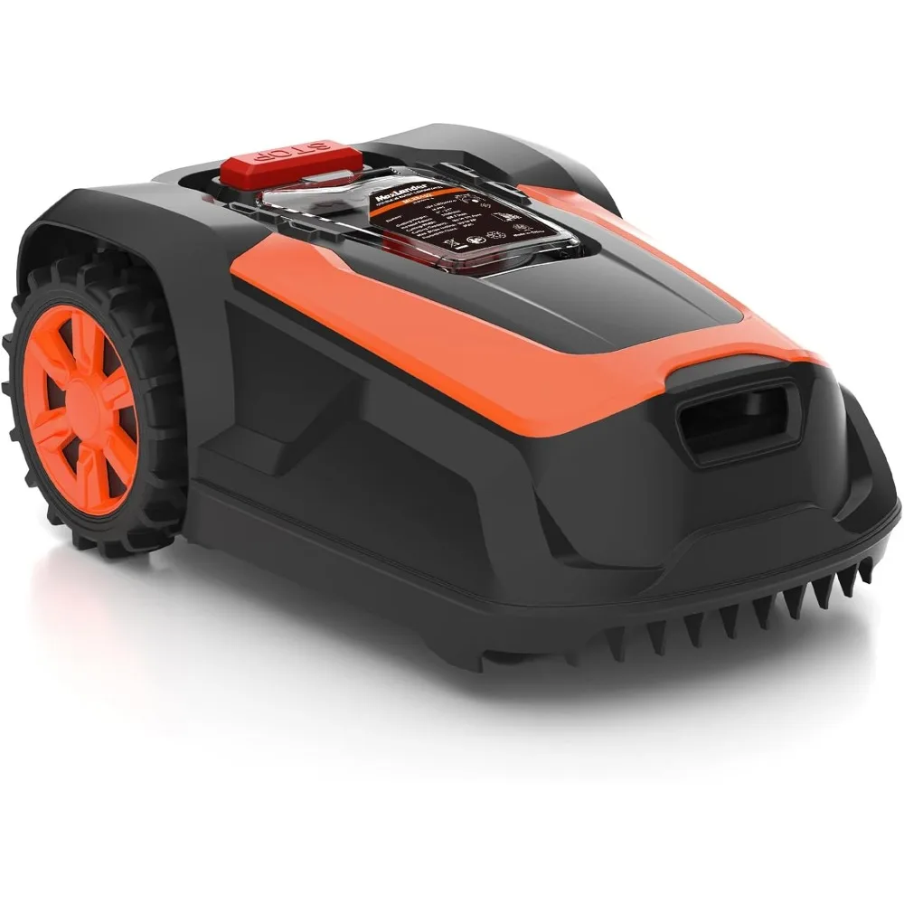 Lawn Mower, Automatic Robot Mower APP Controlled with Schedule, Self-Charging, Bluetooth/Wi-Fi Connected Robotic Lawn