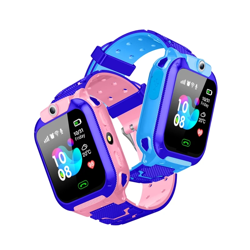 Q12 Tracking Children Smart Watch LBS Location Multifunction Wristwatch Camera Waterproof Kids Baby 2G SIM Phone Clock Gift