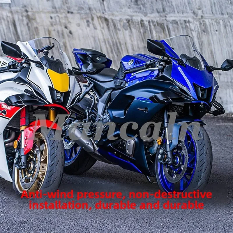 Cocok untuk YZF-R7 Yamaha modifikasi, aksesori sepeda motor Yamaha penahan angin sisi sayap tetap