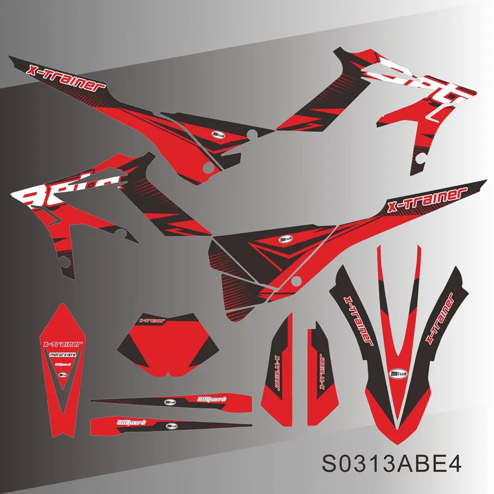 Image of für BETA X TRAINER X-TRAINER XTRAINER 250 300 2015 2016 2017 2018 2019 Grafik-Aufkleber, Motorrad-Hintergrund S0313ABE