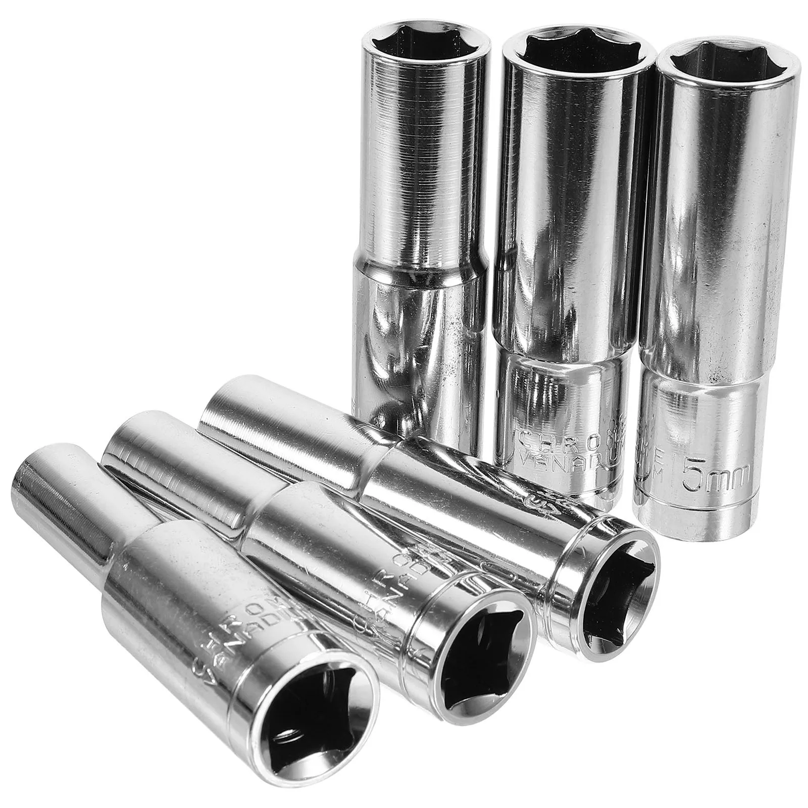 

1Set Screwdriver Socket Bit Set Sturdy 55 Steel Material Ratchet Wrench for Easy Automotive Fix Extension Bar Drill Tool