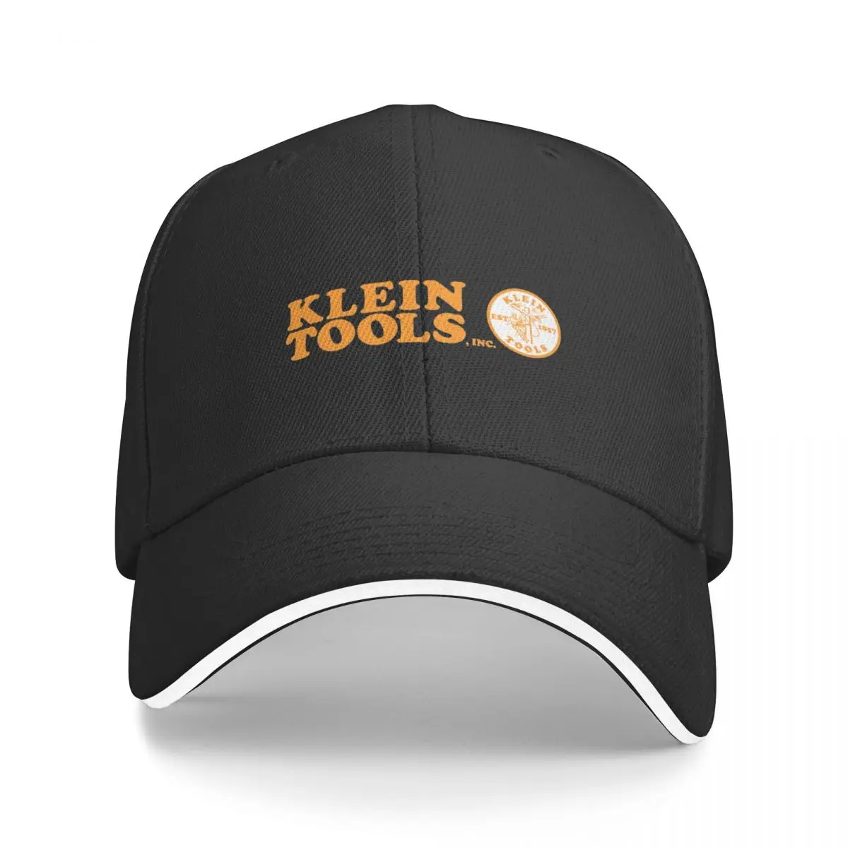 

Klein Tools - Est . 1857 Logo (Orange) Baseball Cap tea Hat Luxury Brand New Hat Sunscreen Hats Man Women's