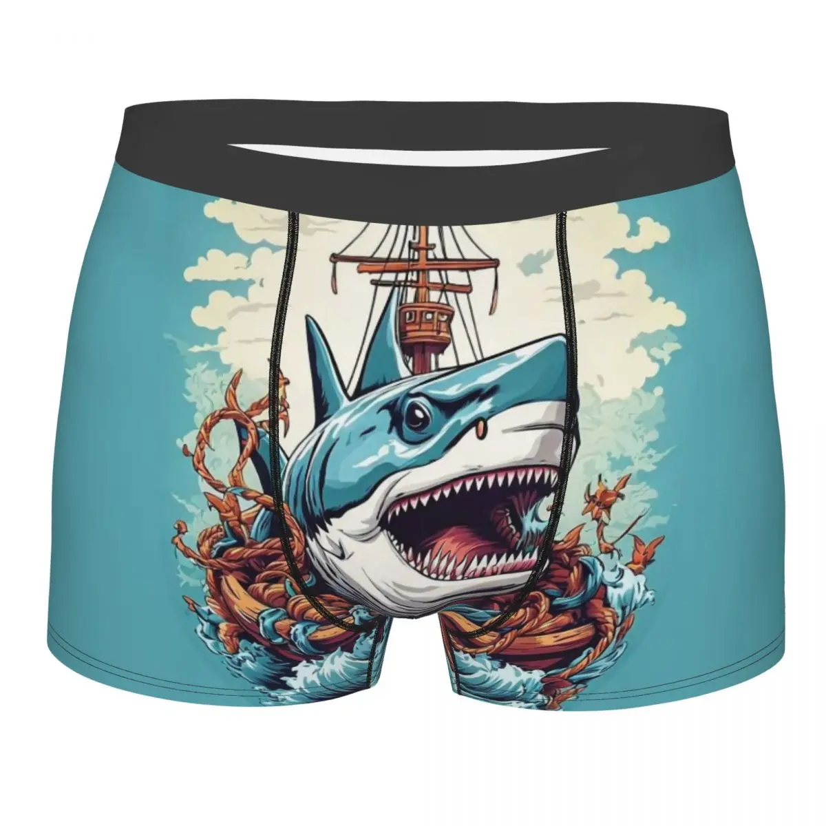 Various Colorful Tropical Fish Man'scosy Boxer Briefs,3D printing Underwear, Highly Breathable High Quality Gift Idea