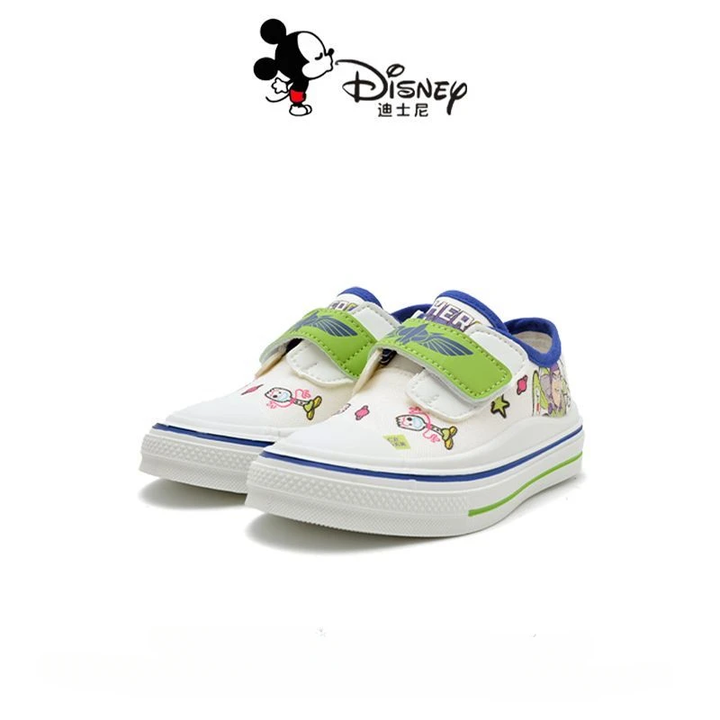 Disney Buzz Lightyear scarpe di tela per bambini scarpe casual estive per ragazzi e ragazze scarpe bianche leggere con suola morbida