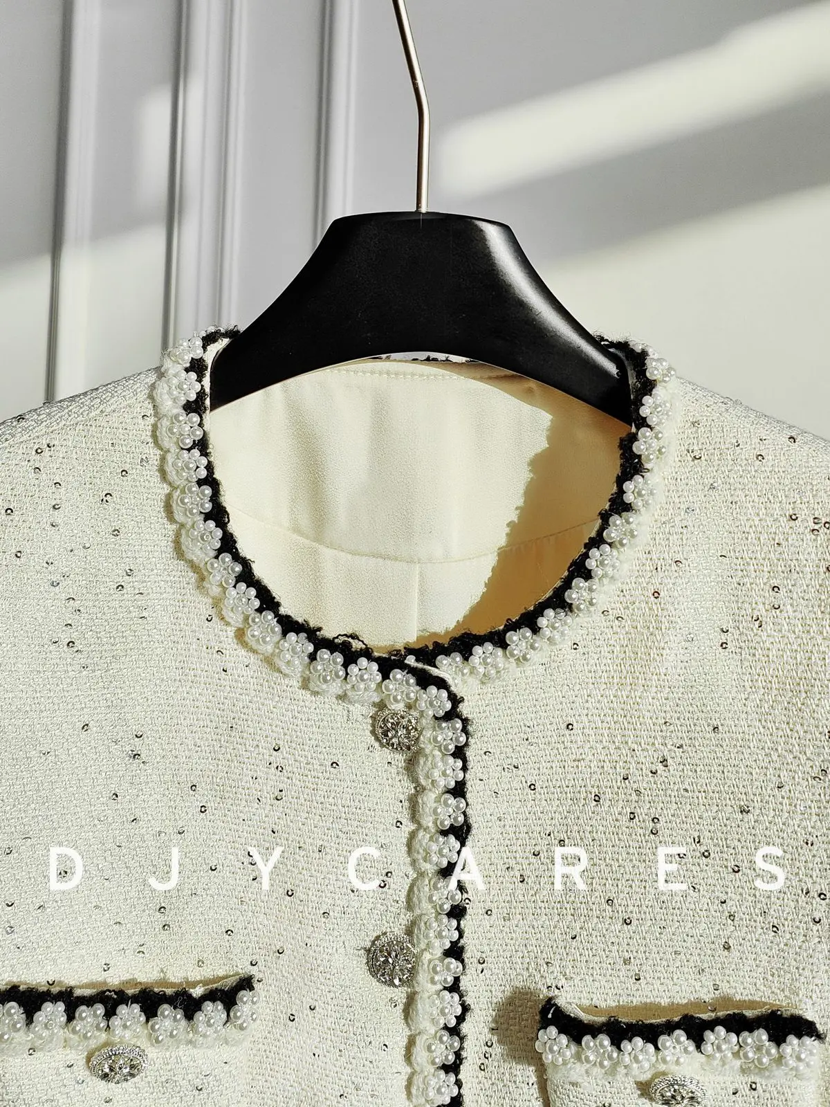 New Color blocking lace design floral coat commuting top big size