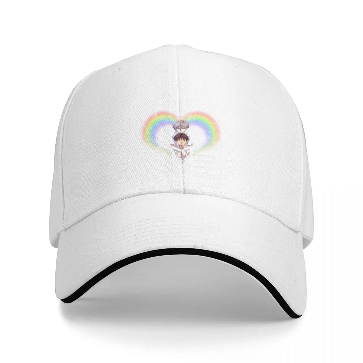 Kaworu and Shinji PrideCap Baseball Cap hats baseball cap Hat female winter Men's