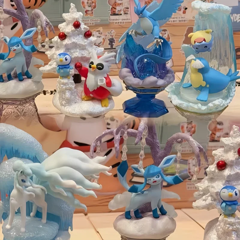 

Re-Ment Authentic Pokemon Diamond Dust Collection Blind Box Ice Type Collectible Figures - Alolan Ninetales & Glaceon Desktop