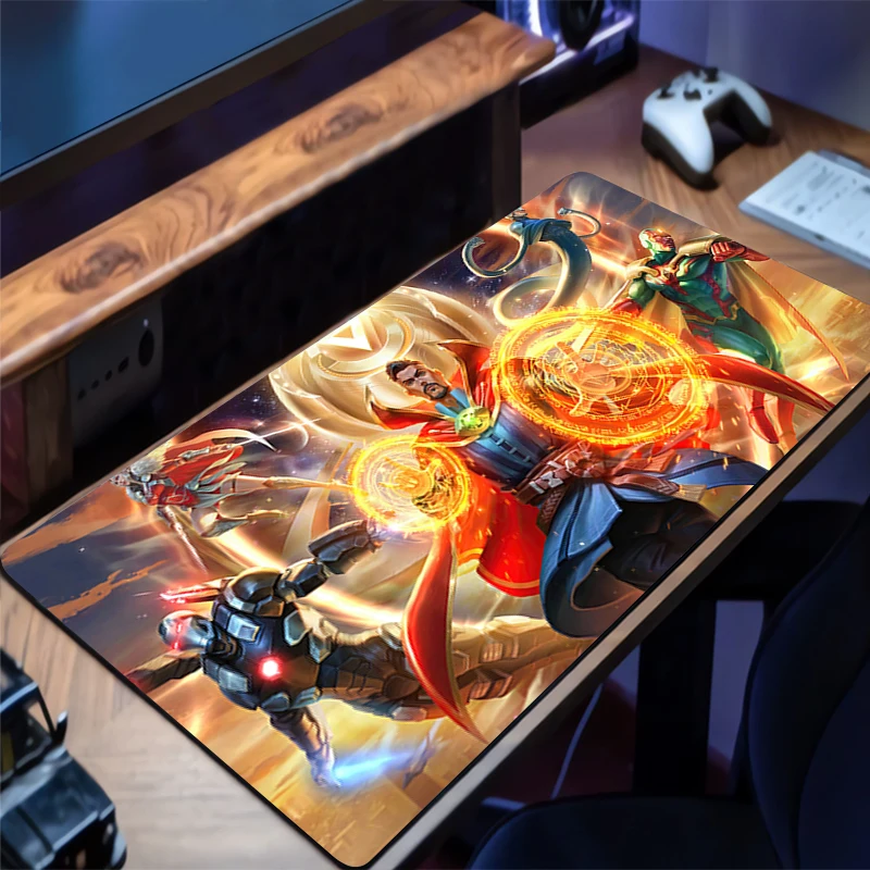 ゲーミング M-marvel マウスパッド コンピュータ 興味深いデスクマット テーブル キーボードパッド ラップトップ ラバー 滑り止めバック マウスパッド クッション