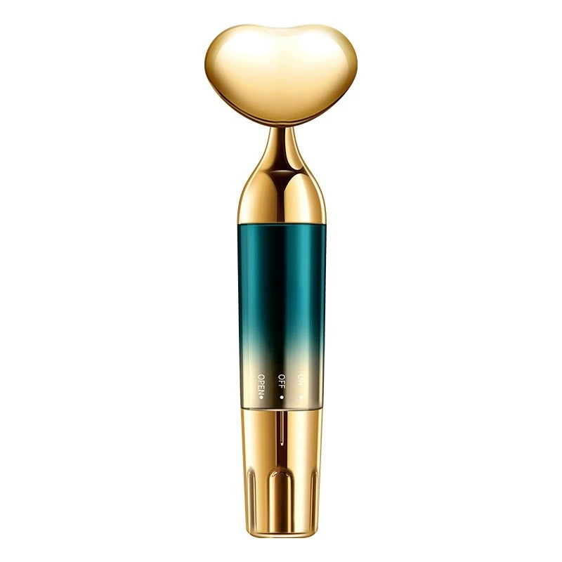 Elektrisch massage-introductie schoonheidsapparaat, hartvormig liftende oogtrillingen, draagbaar V-gezichtsmassageapparaat