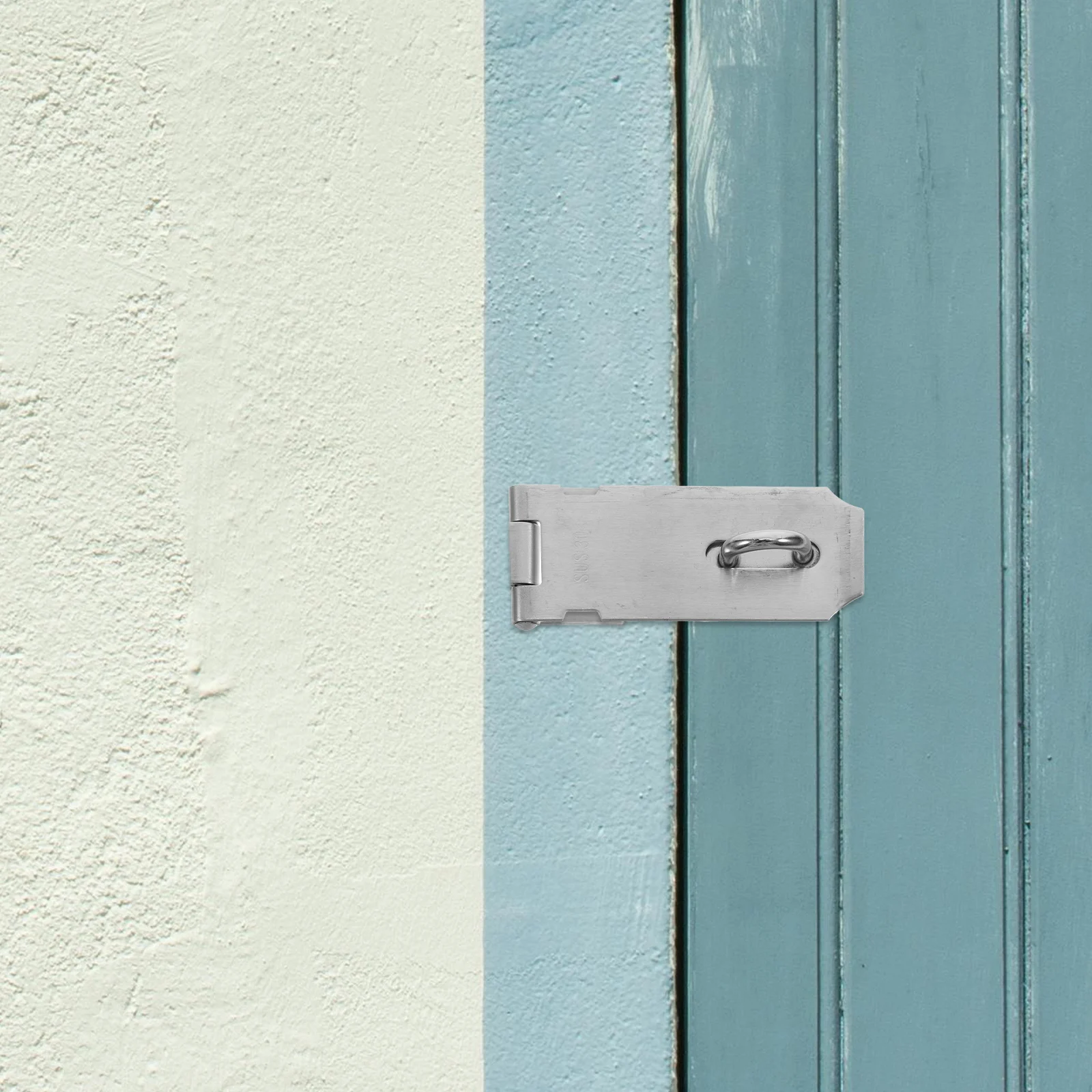 

Heavy Duty Stainless Steel For Cabinet Shed Barn Outdoor Security Locking Plate Clamp Closet Metal Guard Plate Hardware Hasp For