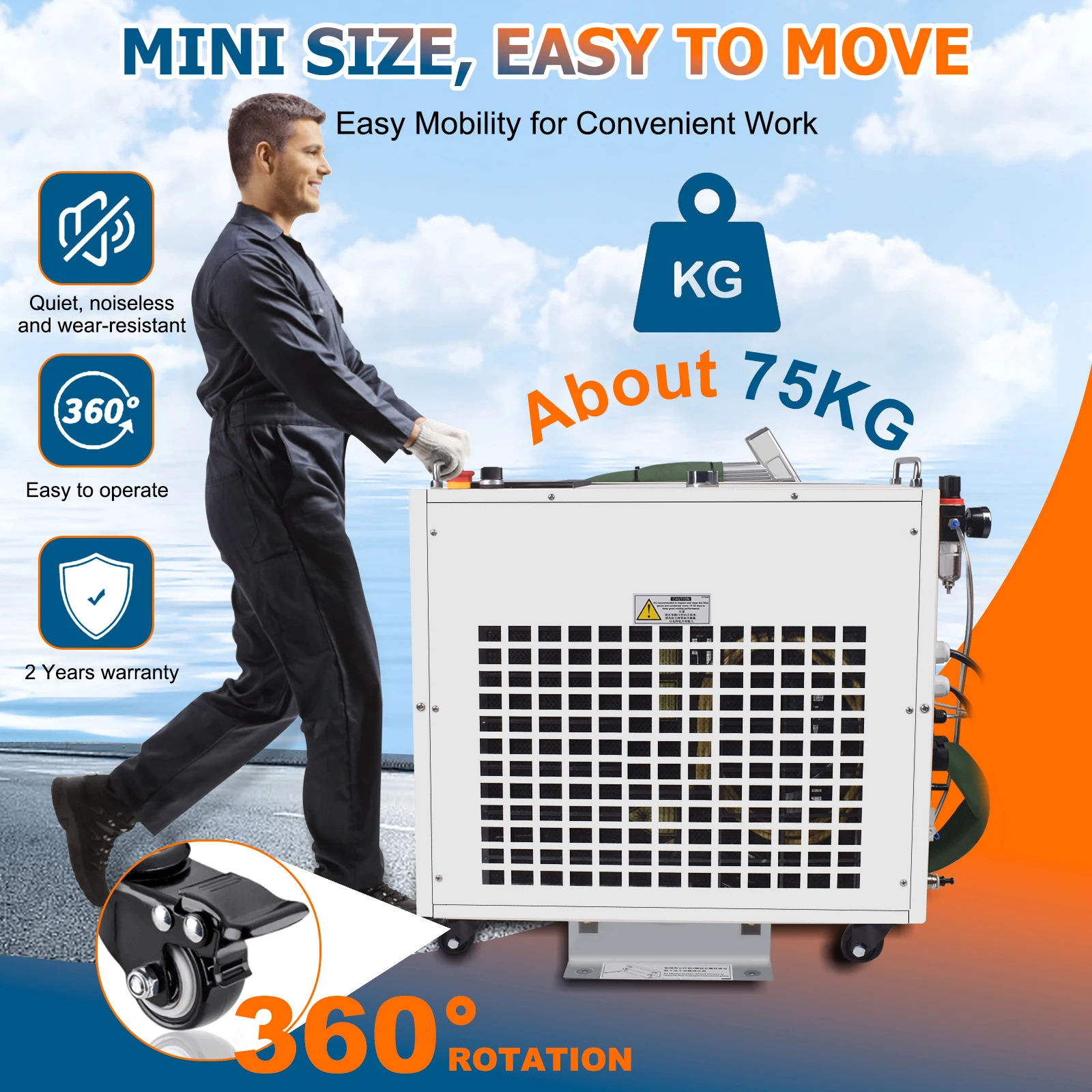 BWT آلة لحام بالليزر 4-IN-1 لحام ألياف الليزر 2000 واط لحام الليزر SUP 28T لتنظيف المعادن لحام قطع تبريد المياه