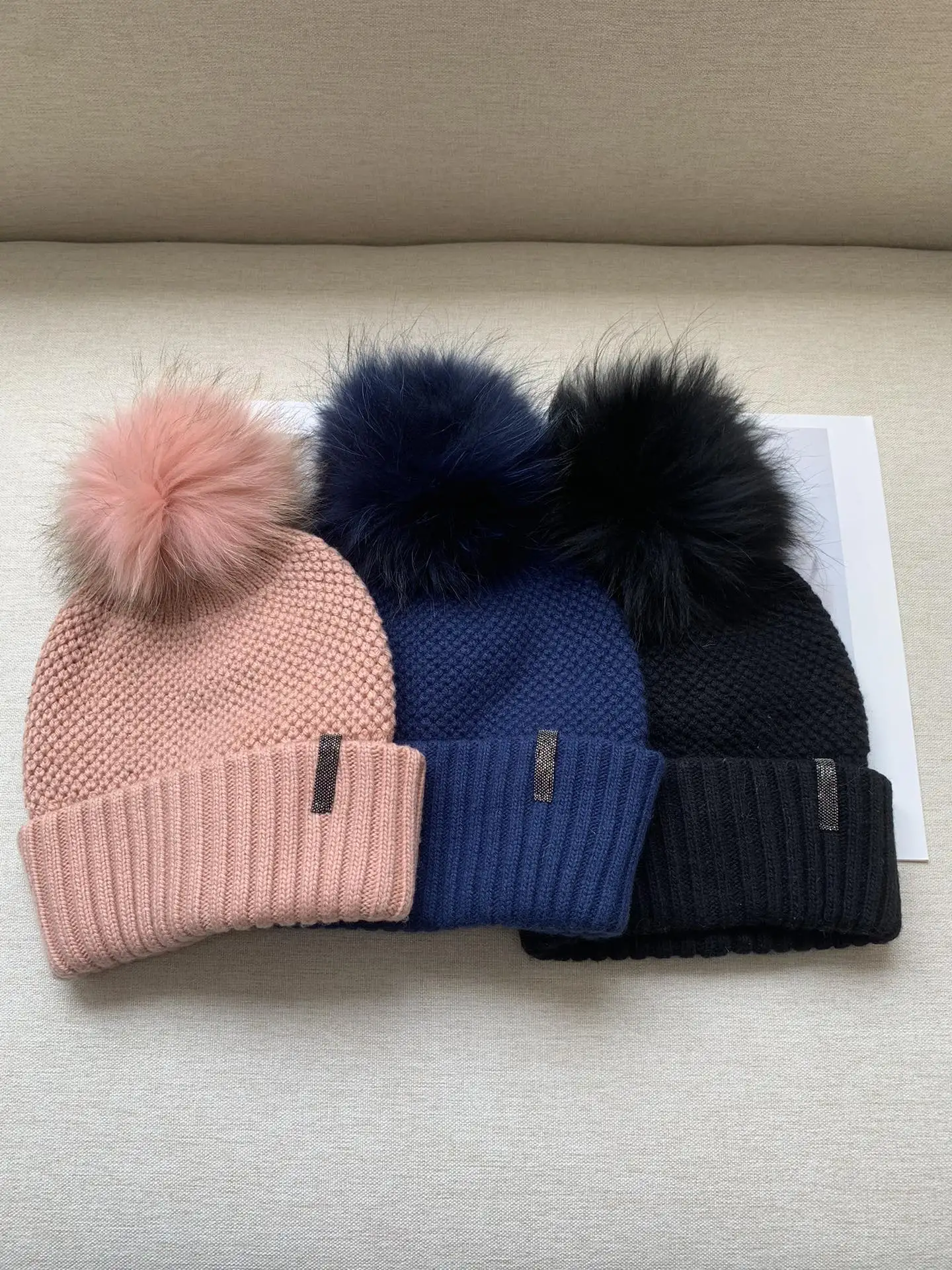 Autumn And Winter New 2024 High Quality Beaded Knitted Hat For Women