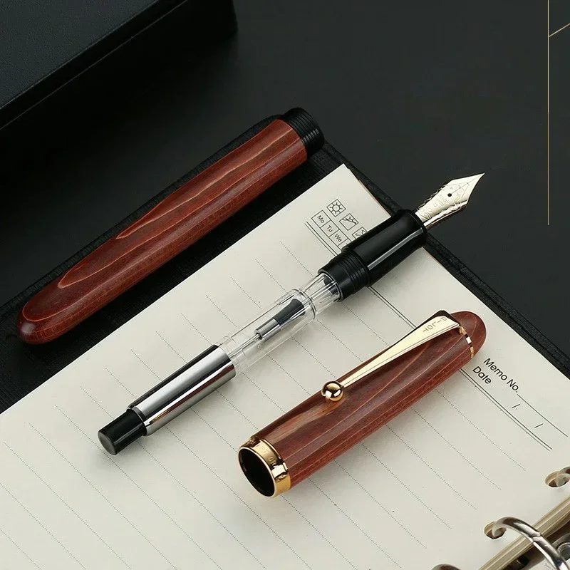 Hot Japan PILOT Maple Wood Fountain Pen No.10 14K Gold Nib Wooden Bar Gold Pen FK-2000K Writing Gift Pen With CON-70 Ink Convert