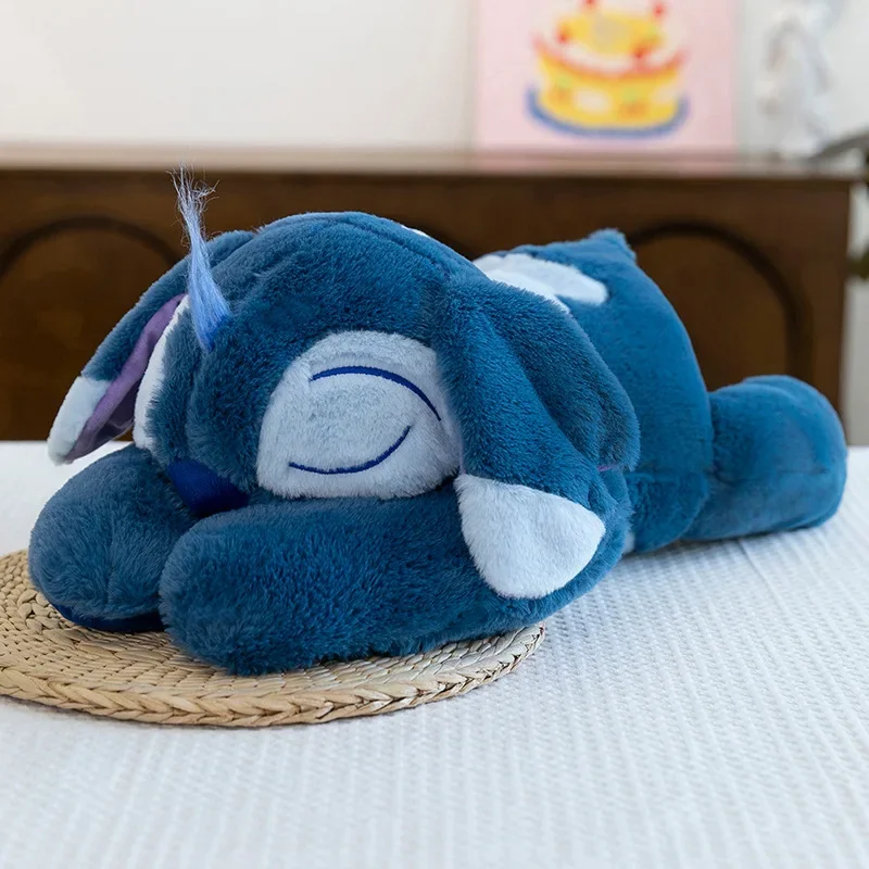 Jouets en peluche Disney Lilo & Stitch, poupées en peluche à suspendre, dessin animé Kawaii, oreillers en peluche doux, 45cm, cadeaux de noël pour enfants
