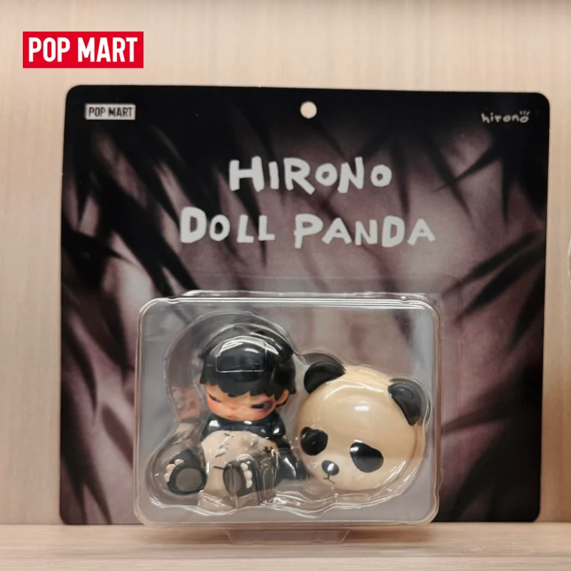 

In Stock Original Popmart Hirono Doll Panda Hang Card Trendy Blind Box Desktop Ornament Model Collection Gift Surprise Toys