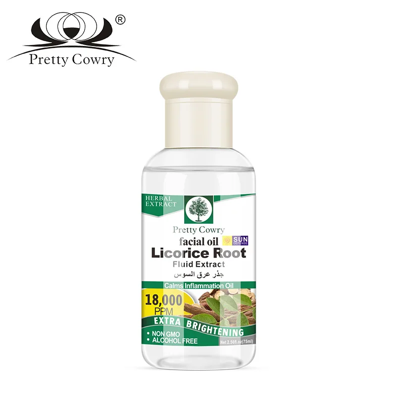 

Natural Licorice Facial Oil Moisturizing Hydrating Brightening Glowing Skin Firm Care Essence Body Oil Suitable For All Skin
