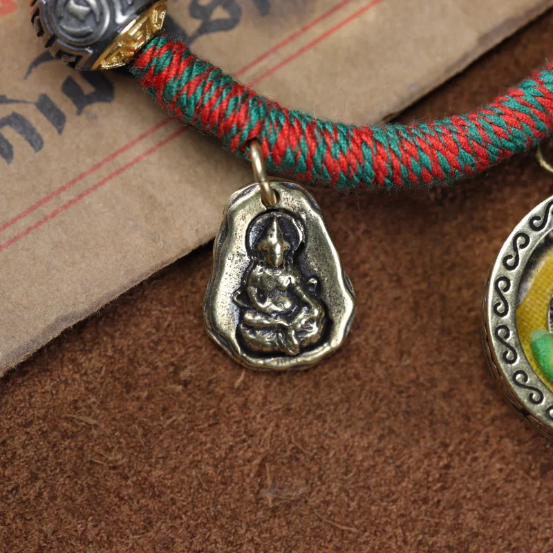 Tibetan MahāKāLa Thangka Carrying Strap Bracelet Niche A Of Buddha Statue Accessories