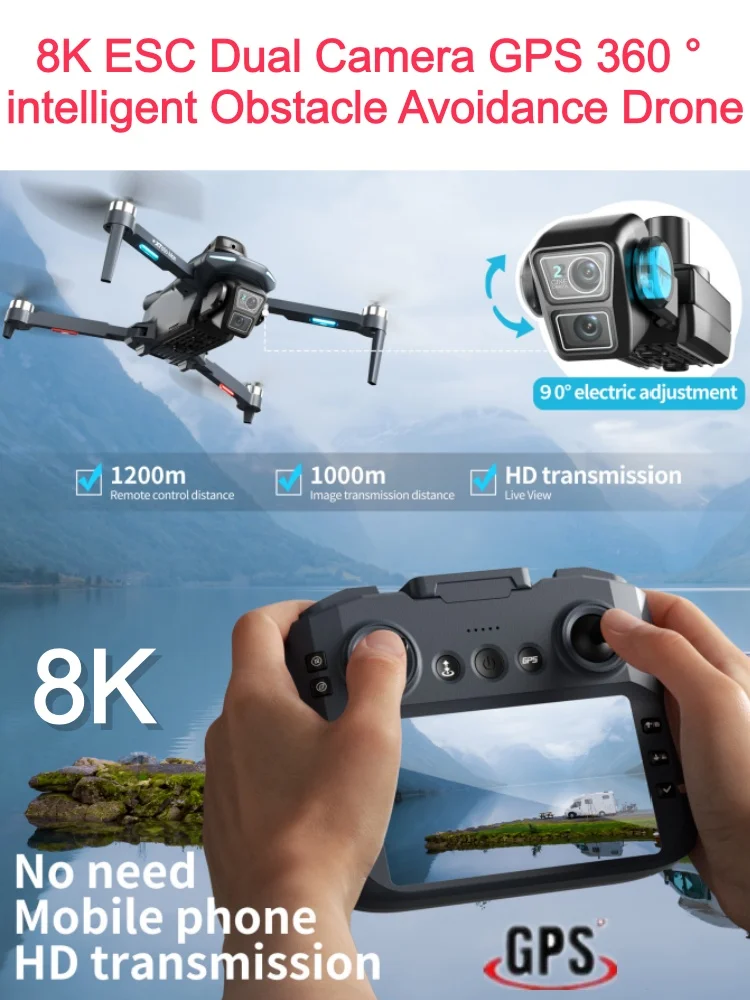 3.7 2000mAh Battery For XT606 Screen Drone Battery Propeller USB Line 4-in-1 Line Spare Parts XT606 GPS Screen Drone Accessories