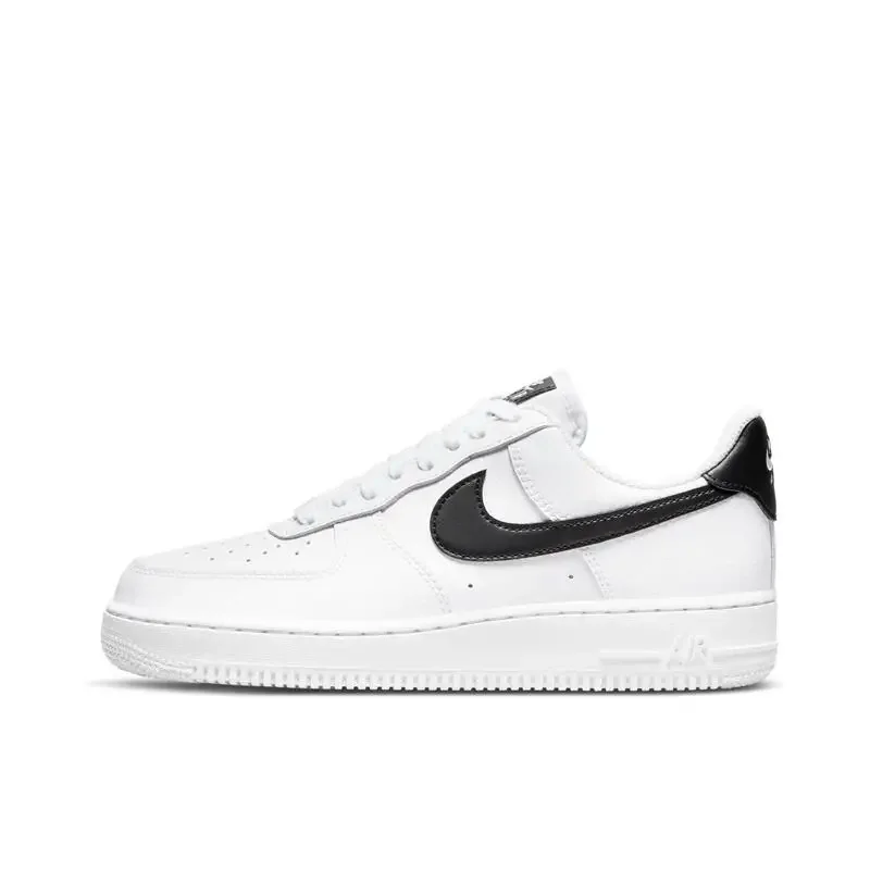 Nike Air Force 1 Men Women Board Shoes Are Comfortable, Lightweight, Slip Resistant, Shock-absorbing, Low Cut, White and Black