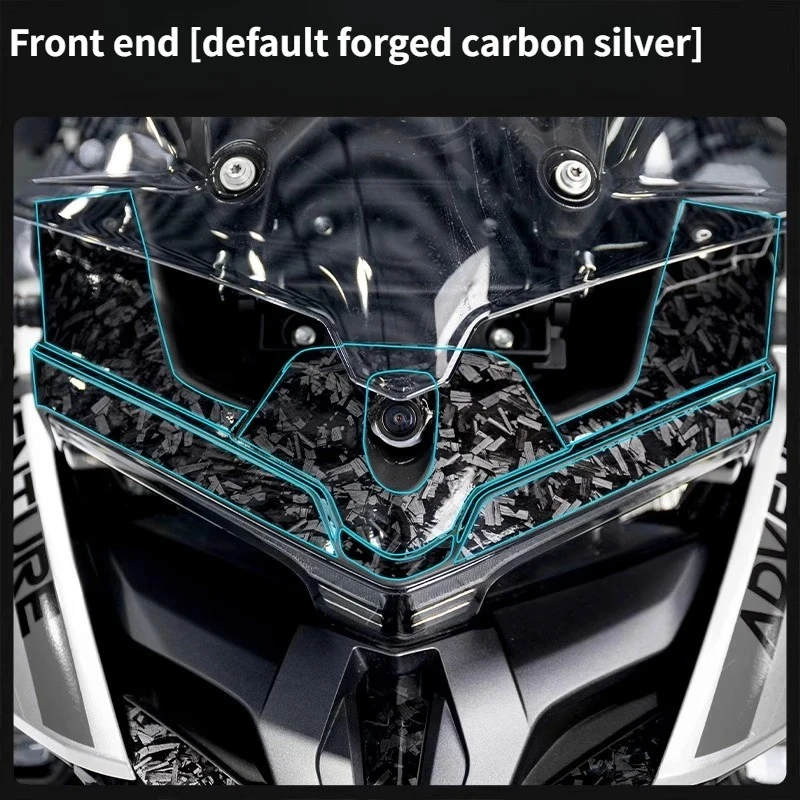 

Fit for 2023 VOGE DS525X Forged Carbon Fiber Waterproof Protective Decal Sticker Decorative Accessory