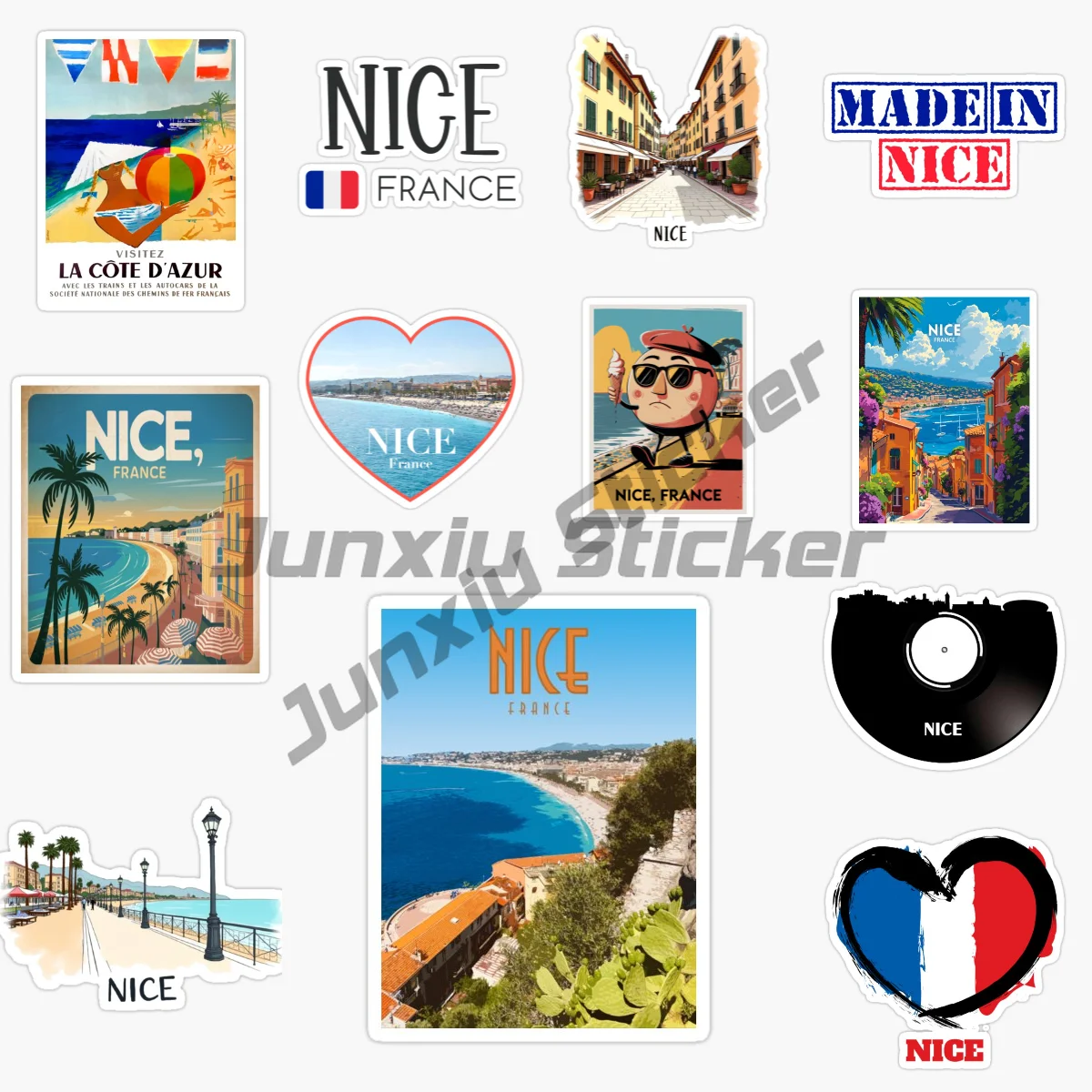 

Хорошая французская виниловая самоклеящаяся автомобильная наклейка для живописных путешествий, любой размер, устойчивый к царапинам солнцезащитный крем