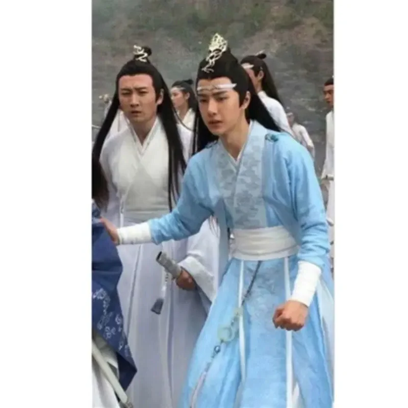 25COSMDZS Kostum Kuno Hanfu Wei Wuxian Lan Wangji Jiang Yanli Kehangatan COS Wenqing Kostum Pertunjukan Kostum Seni Bela Diri