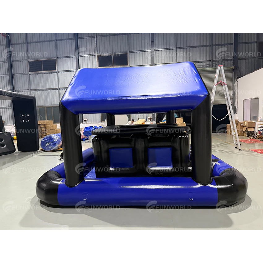 Outdoor PVC Inflatable Floating Pool Bar Pool Floats For Adults Inflatable Party Rental Equipment