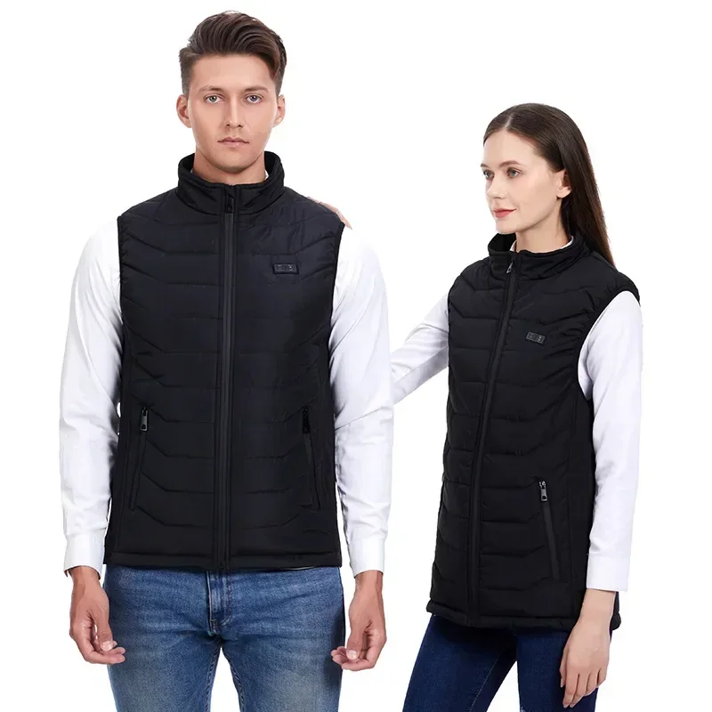 

Cycling vest Electric Heated Vest Man Electric Heating Thermal Warm Clothes Heated Jacket Heating Vest Men Veste