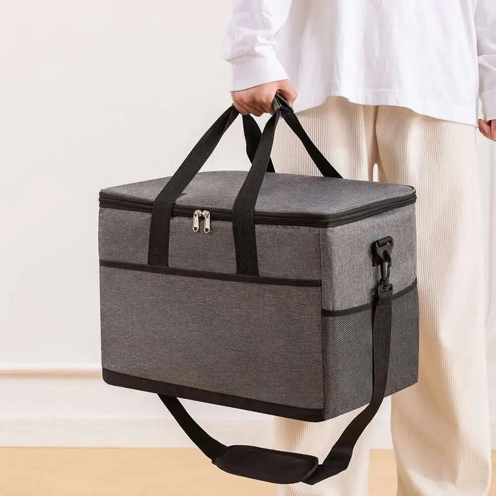 2025 موضة مقاوم للماء أكسفورد القماش سيارة الغداء حقيبة حقيبة للحفاظ على البرودة أحدث 35L حقيبة معزولة في الهواء الطلق نزهة حقيبة التخييم