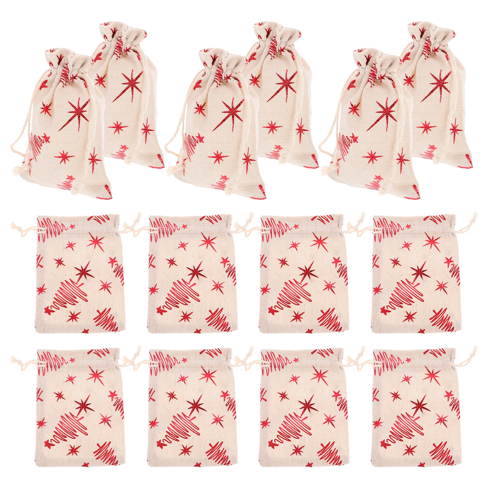 

25pcs Gift Bags Drawstring Pouches 10x14cm Stars Print Reusable Small Jewelry Party Favor Bags Storage Wedding Candy