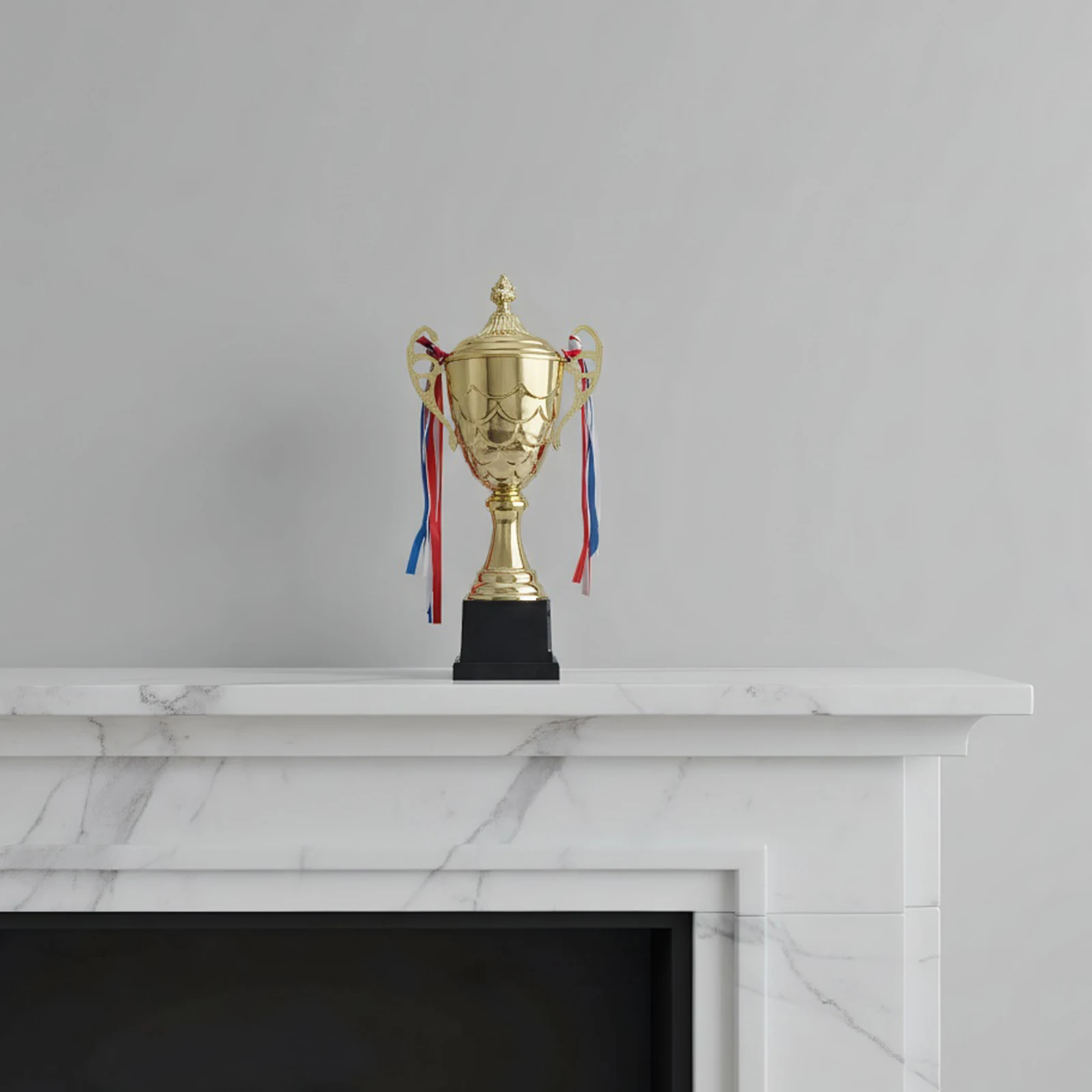 Competition Awards Trophy with Ribbon Small Trophy Model Football Basketball Prize Cup For And Corporate Sports Meets