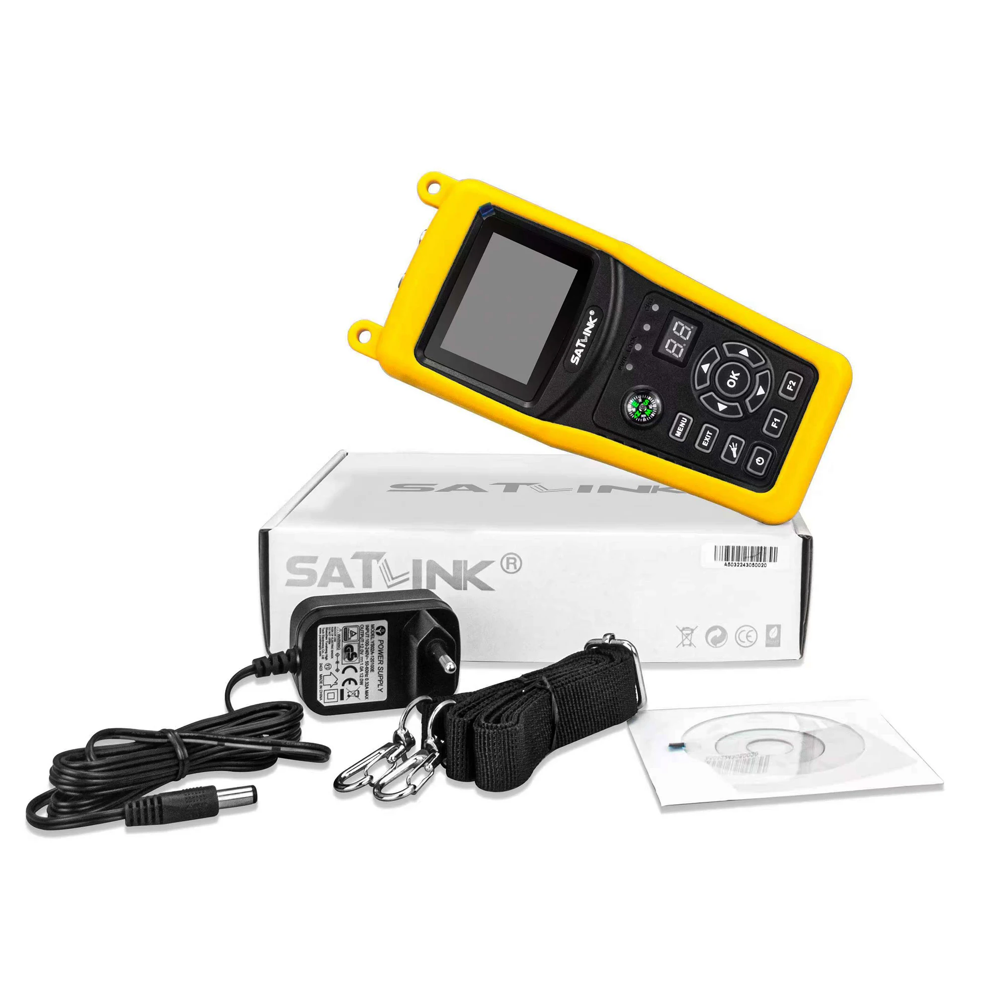 DVB-T2 TDT DVB-C J83B J83A/C DVB-S2/DVB-S Satellite Finder Signal Tester Detector SATLINK ST-5032 RF signal tester