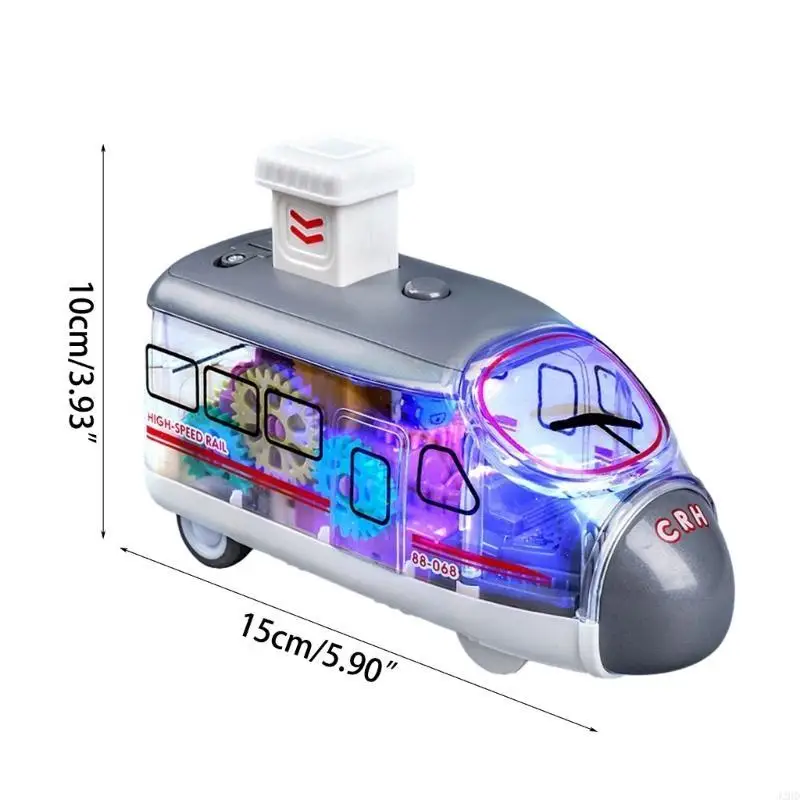لعبة سيارة للأطفال J2HD مزودة بمعدات شفافة تعمل على تطوير تقنية تشغيل المهارات الحركية الدقيقة