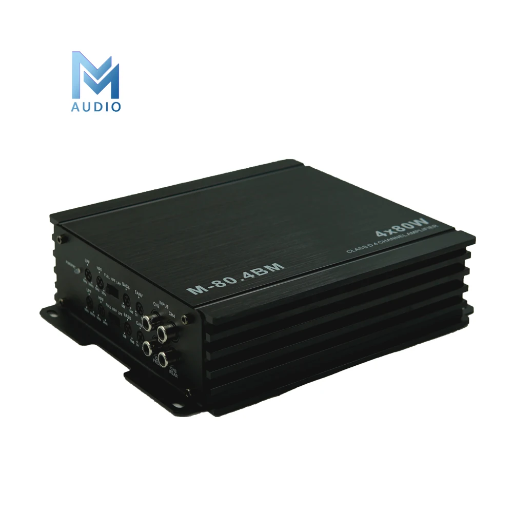 Small Size 80 Watts 4 Channel Car Audio Amplifier Class D Full Range Amplifier 5332 IC