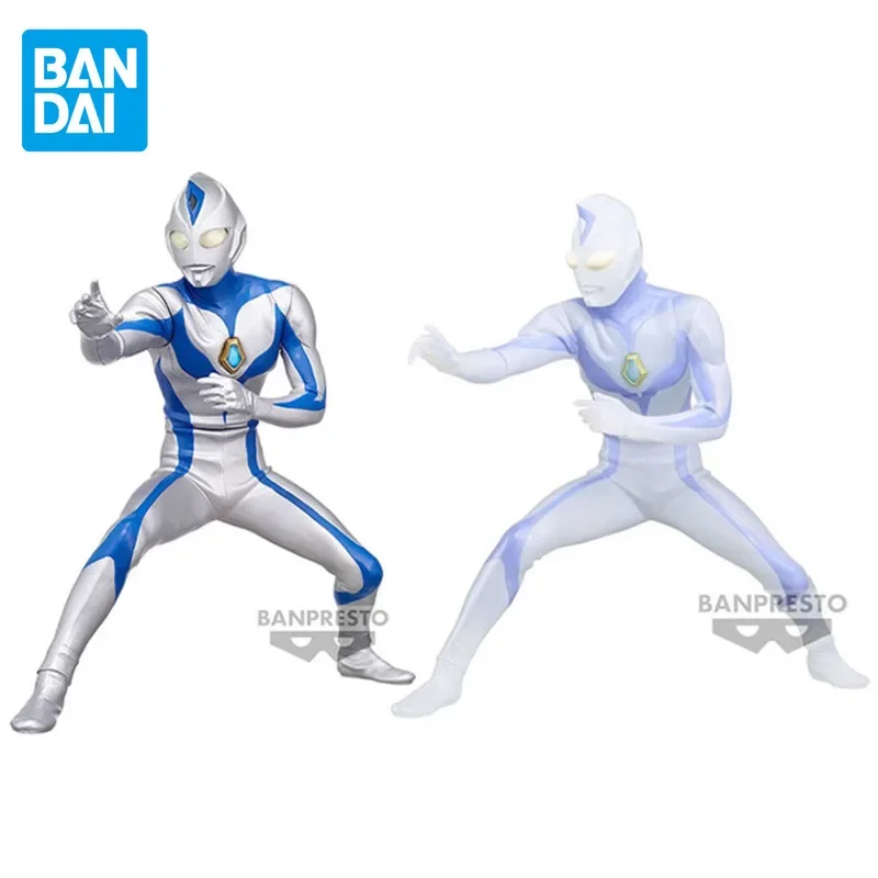 Bandai Genuine Ultraman Dyna HEROS BRAVE STATUE FIGURE Miracle Light Anime Action Figures Toys for Boys Girls Kids Gifts