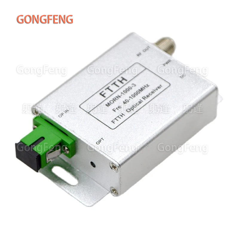 Imagem -03 - Ftth Catv Receptor Óptico Gepon Rede com Wdm e Agc Mini nó Interno Único Modo Equipamento Óptico Liga Case 10 Pcs