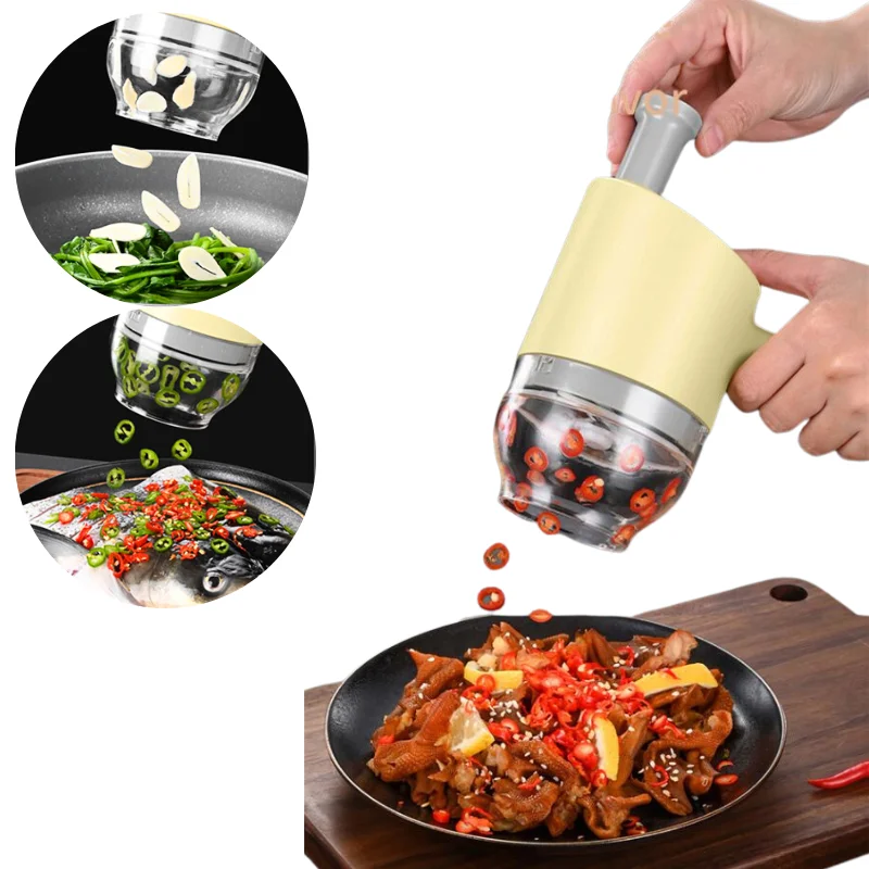 

Kitchen Electric Vegetable Cutter USB Charging Household Vegetable Cutter Portable Vegetable Cutter Handheld Garlic Chili Masher