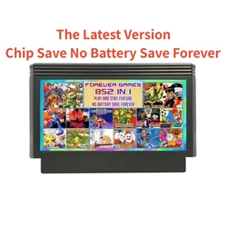 The Latest 60Pins Game Cartridge 852 in 1 (405+447) for FC Console 8 Bit Game Card Total 852 Games 1024MBit Flash Chip in Use