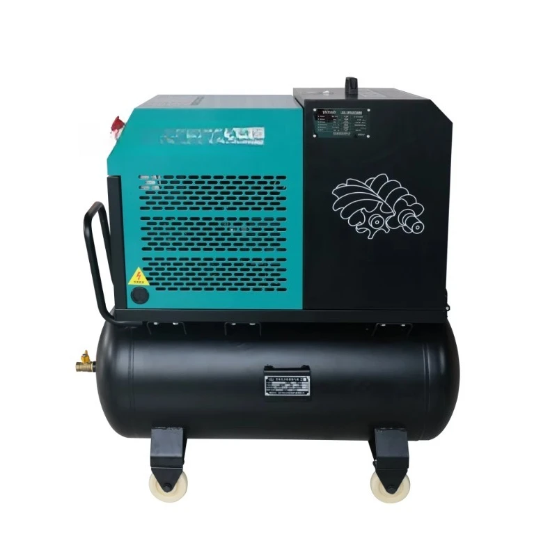 

Портативный винтовой воздушный компрессор с воздушным баком, шкив, промышленный компрессор