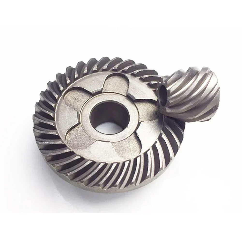 Imagem -02 - Espiral Bevel Gear Grupo Rebarbadora Dentes Retos Dente Helicoidal para Gws6100 Acessórios para Ferramentas Elétricas
