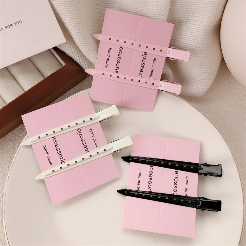 

2pcs/set 4.3InchSilver Duckbill Hair Clips For Women Girls Hair Styling Rustproof Metal Hairpins Barrettes Hair Accessories
