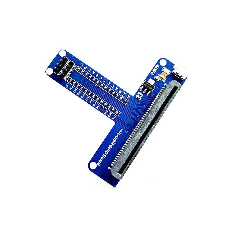 Placa de expansão microbit t-tipo gpio microbit v1.5 v2 v2.2 placa de desenvolvimento interface placa de expansão