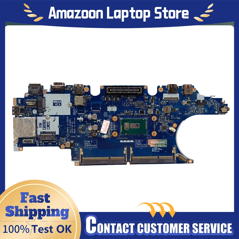 

For DELL Latitude E5450 5450 ZAW70 Laptop Motherboard LA-A901P CN-0X4VXX 0X4VXX 00J6V1 0C7K68 07YWD9 0X7Y92 Notebook Mainboard