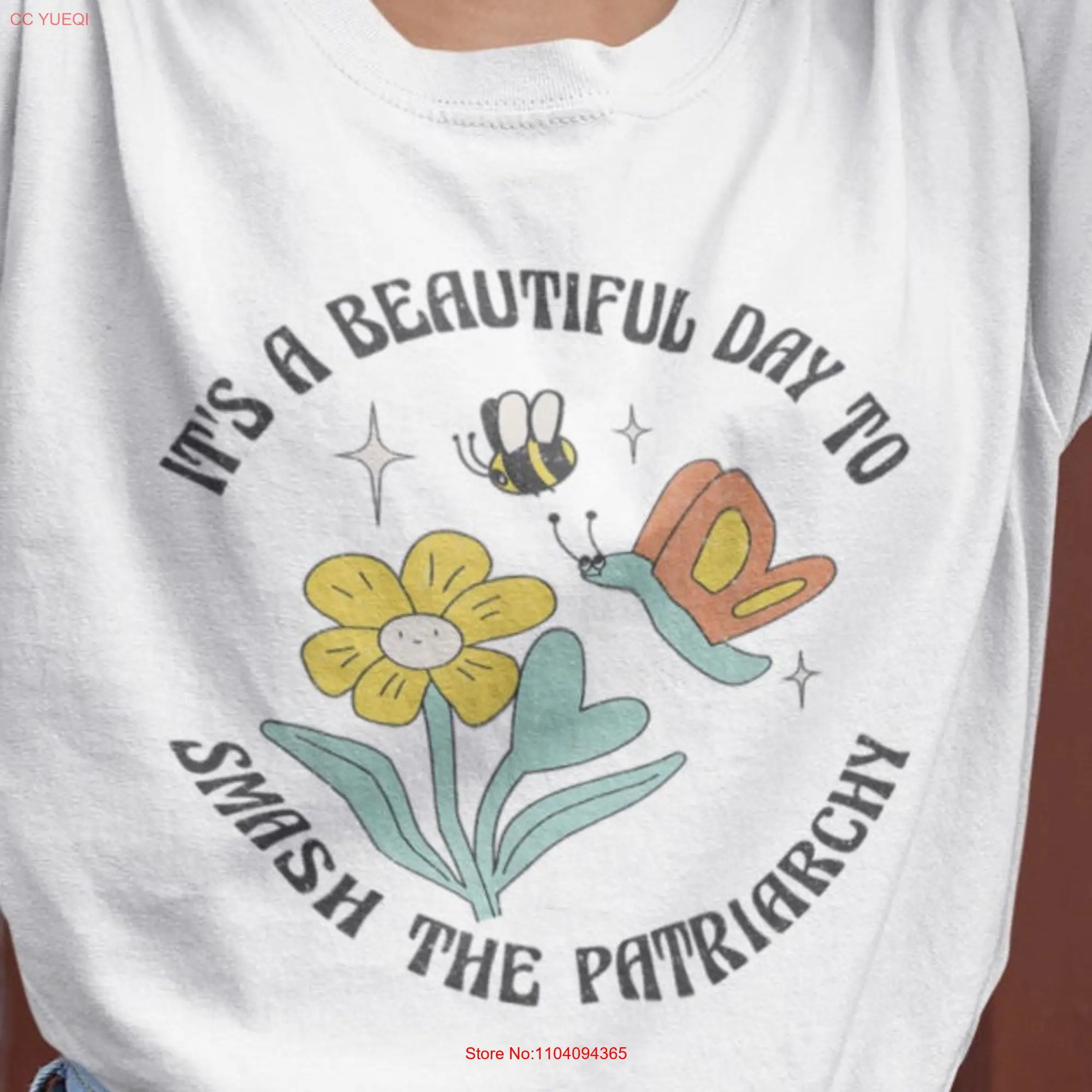 Smash the Patriarchy in Style It's A Beautiful Day Retro Feminism T Shirt For Feminists long or short sleeves